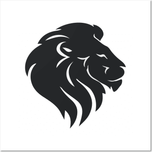 Lion Head Design Posters and Art